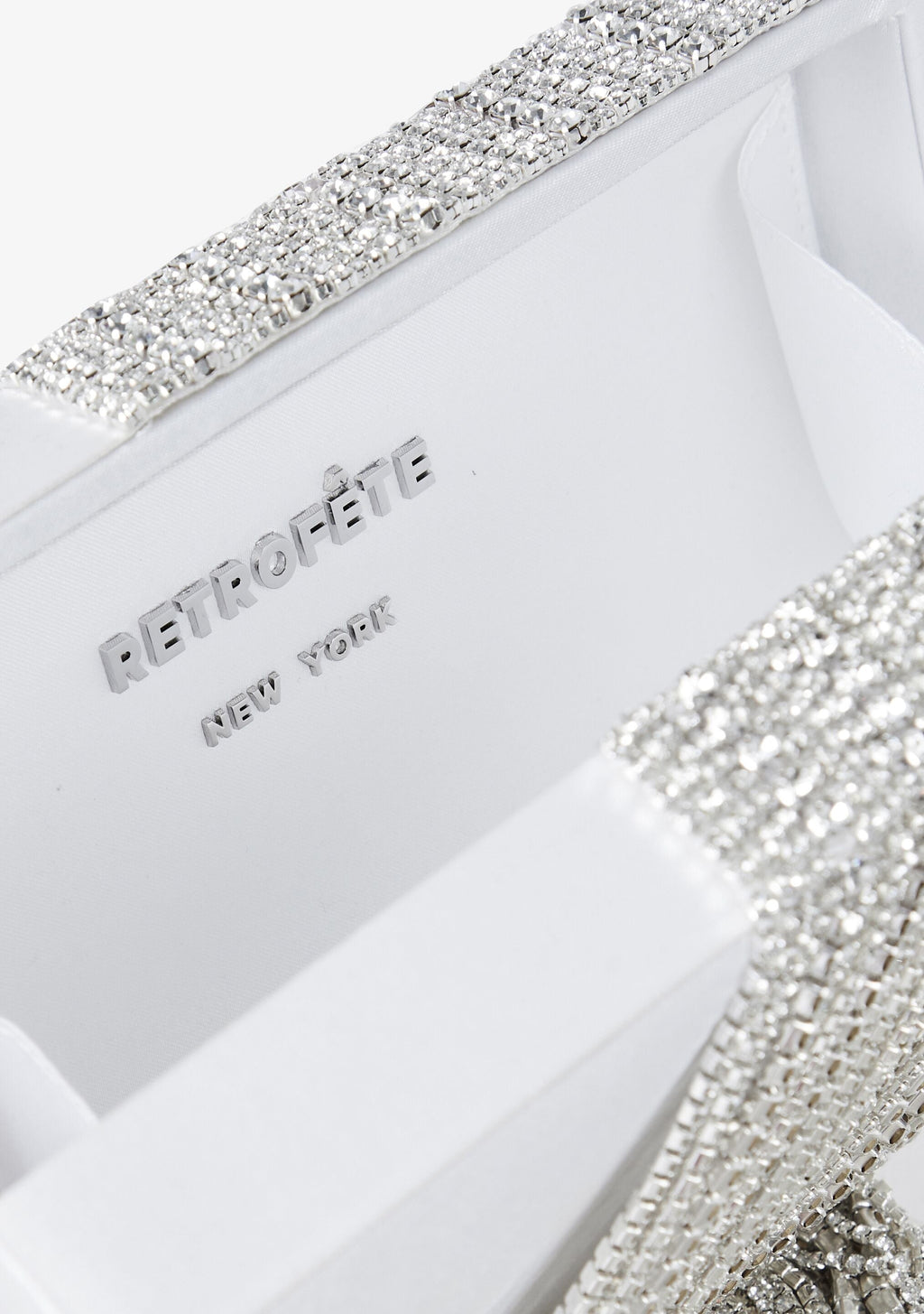 Adley Crystal Bag by retrofête in White, product image 3