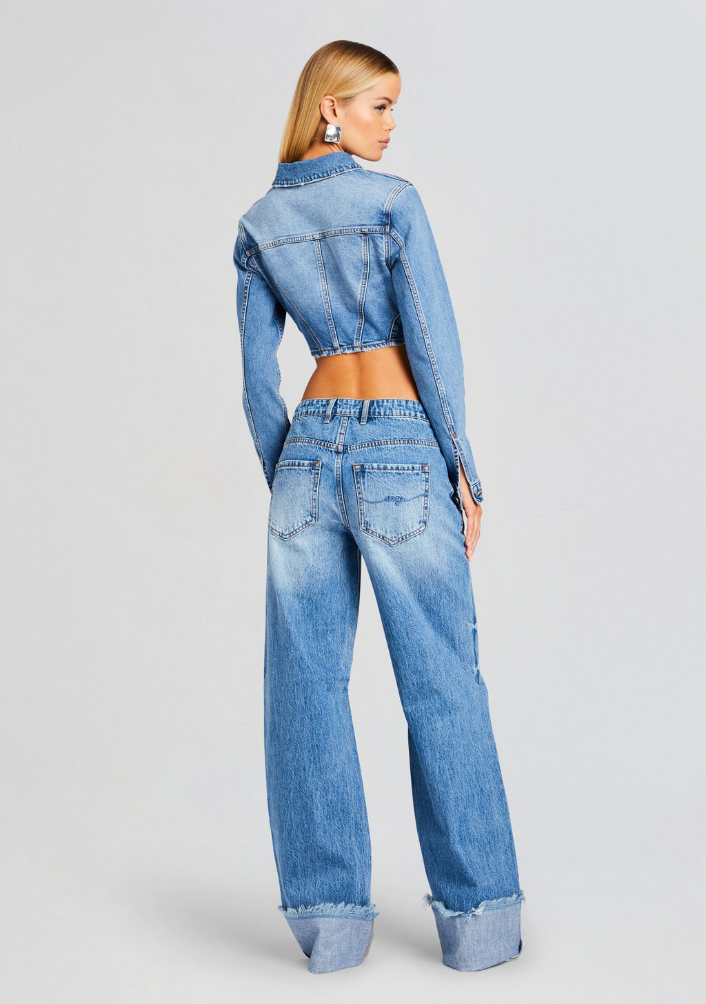 Carolina Denim Jacket by SEROYA in River, product image 4