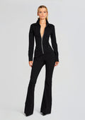 Deedee Denim Jumpsuit by SEROYA in Stone Black, product image 1