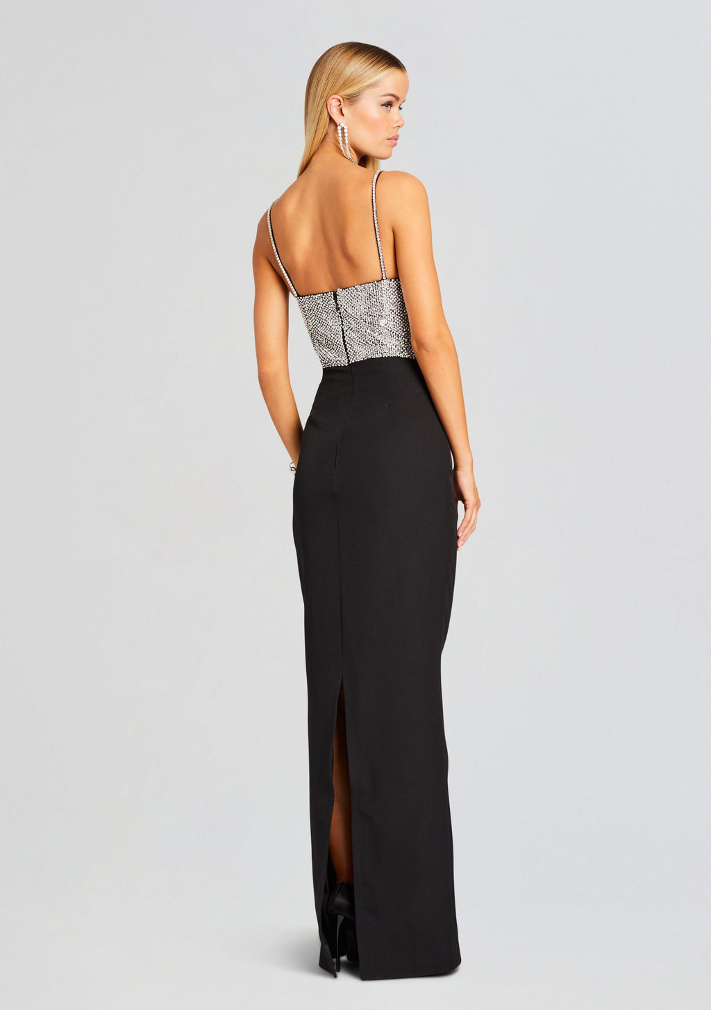 Jazlyn Dress by retrofête in Black/Silver, product image 4