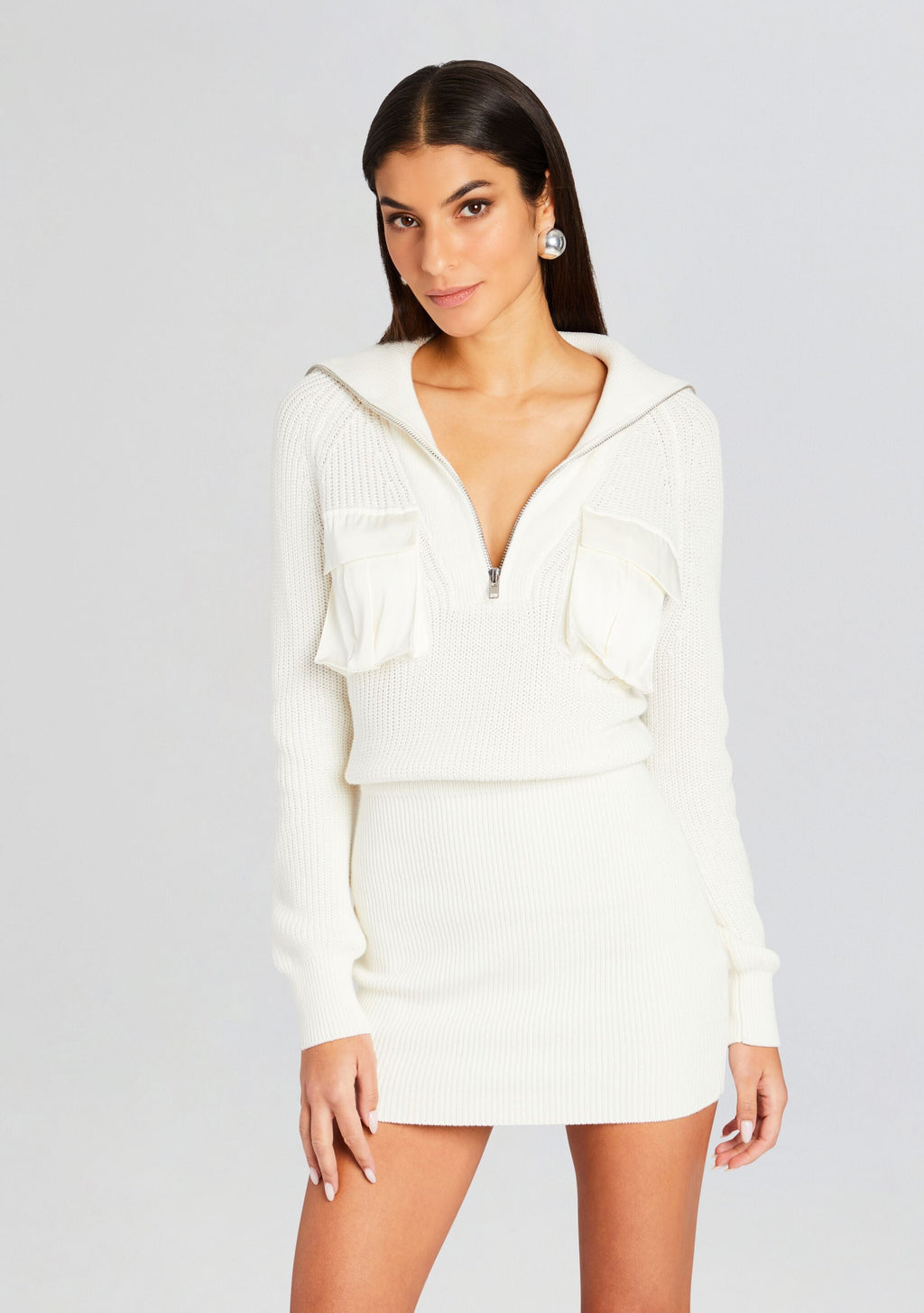 Lottie Dress by SEROYA in Winter White, product image 2