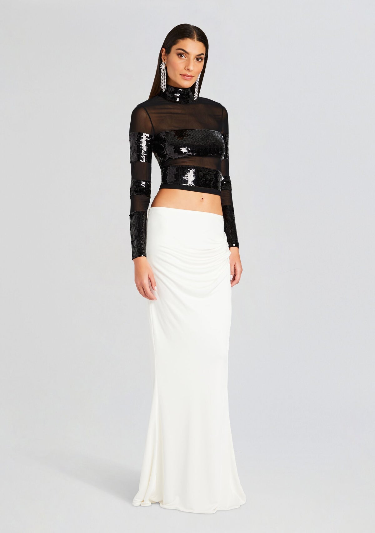 Nyx Sequin Top by retrofête in Black, product image 3