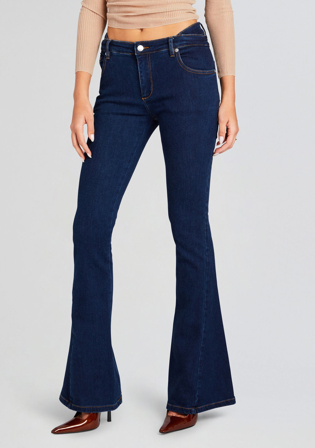 Trisha Flare Pant by SEROYA in Deep Sea, product image 1