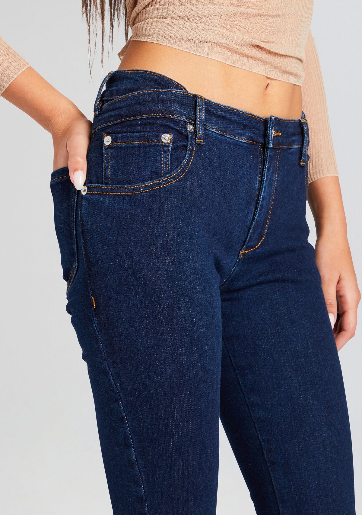 Trisha Flare Pant by SEROYA in Deep Sea, product image 2