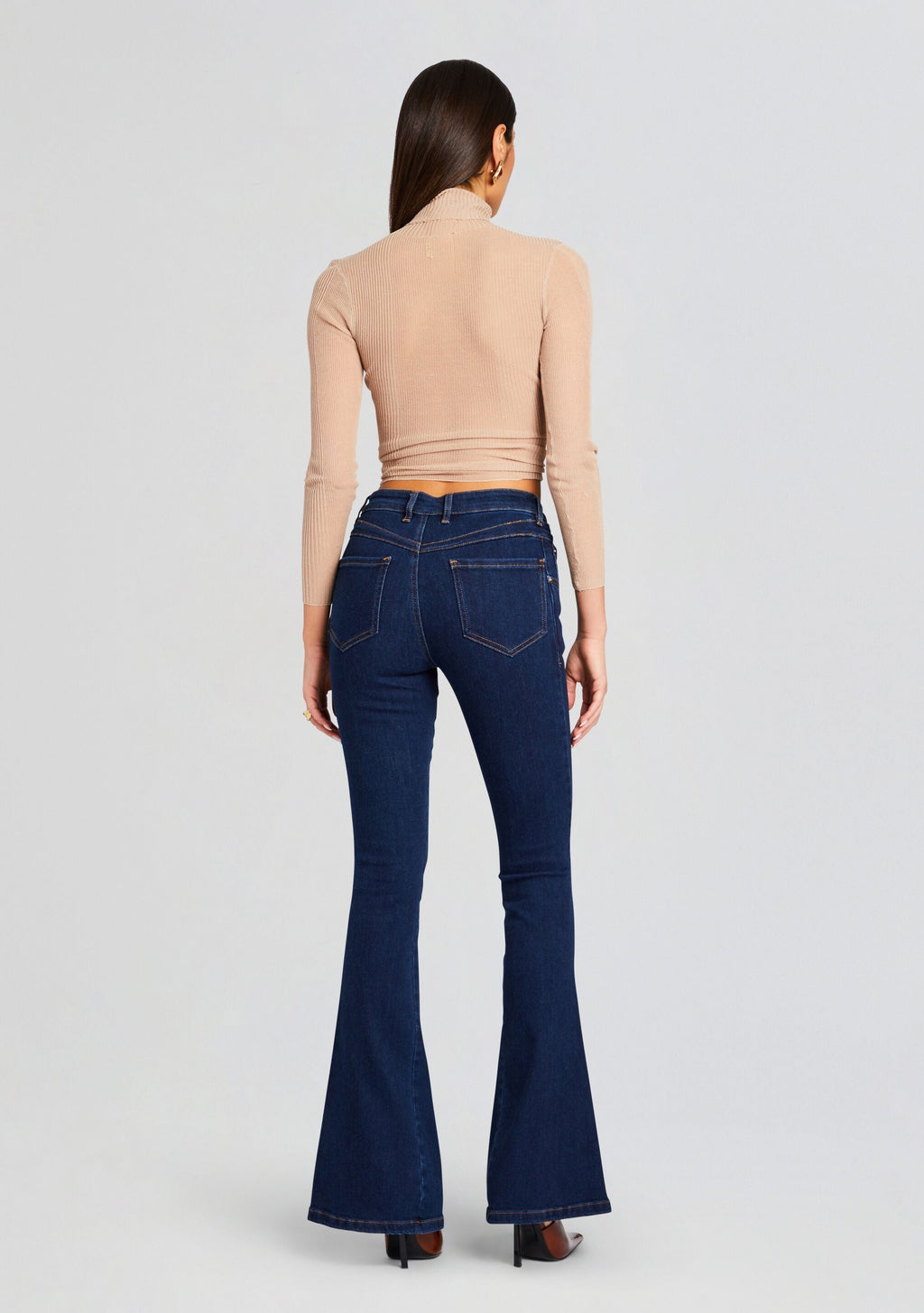 Trisha Flare Pant by SEROYA in Deep Sea, product image 4