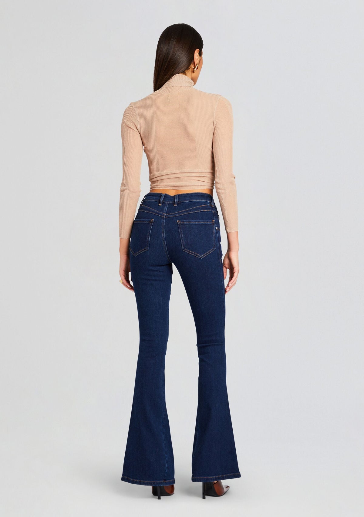 Trisha Flare Pant by SEROYA in Deep Sea, product image 4