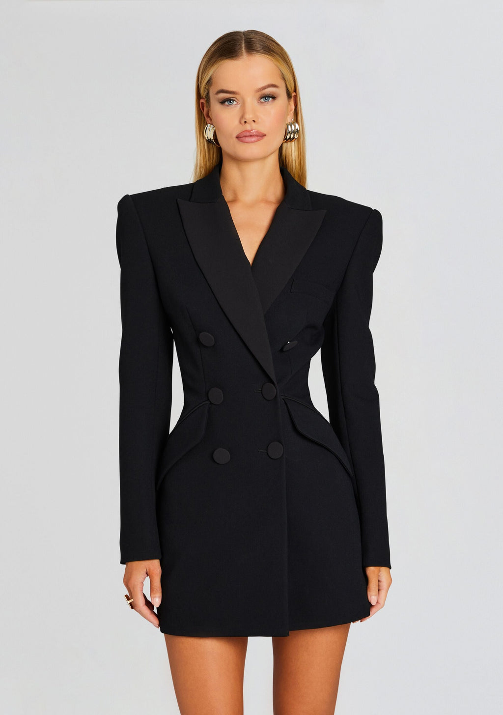 Amberly Blazer Dress by Sans Faff in Black, product image 2