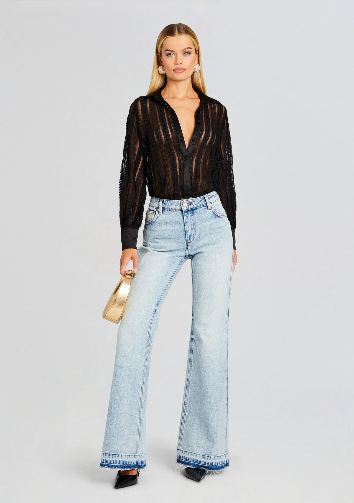 Donney Bodysuit by Charo Ruiz in Black Sham, product image 2