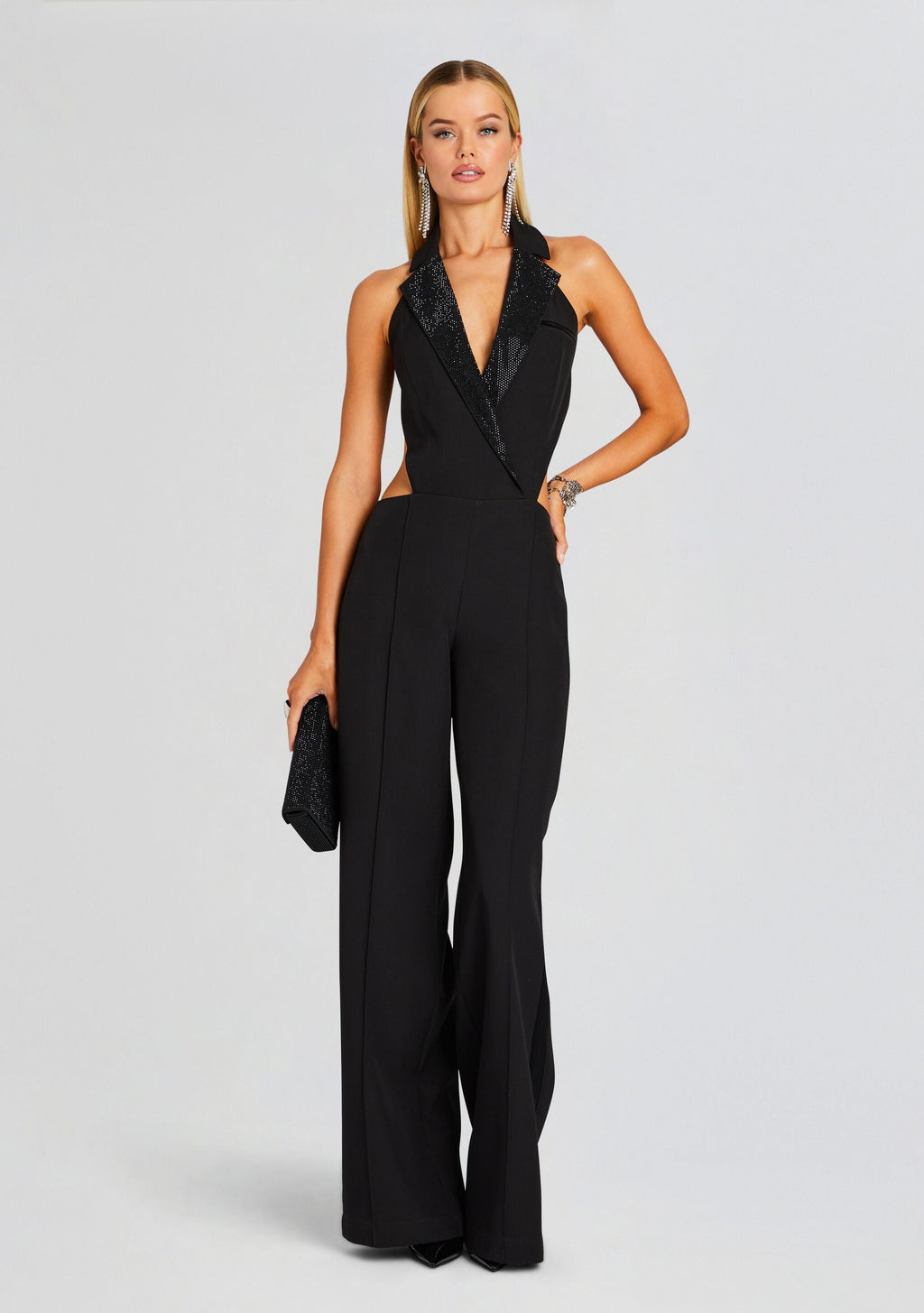 Everlee Jumpsuit by retrofête in Black, product image 1