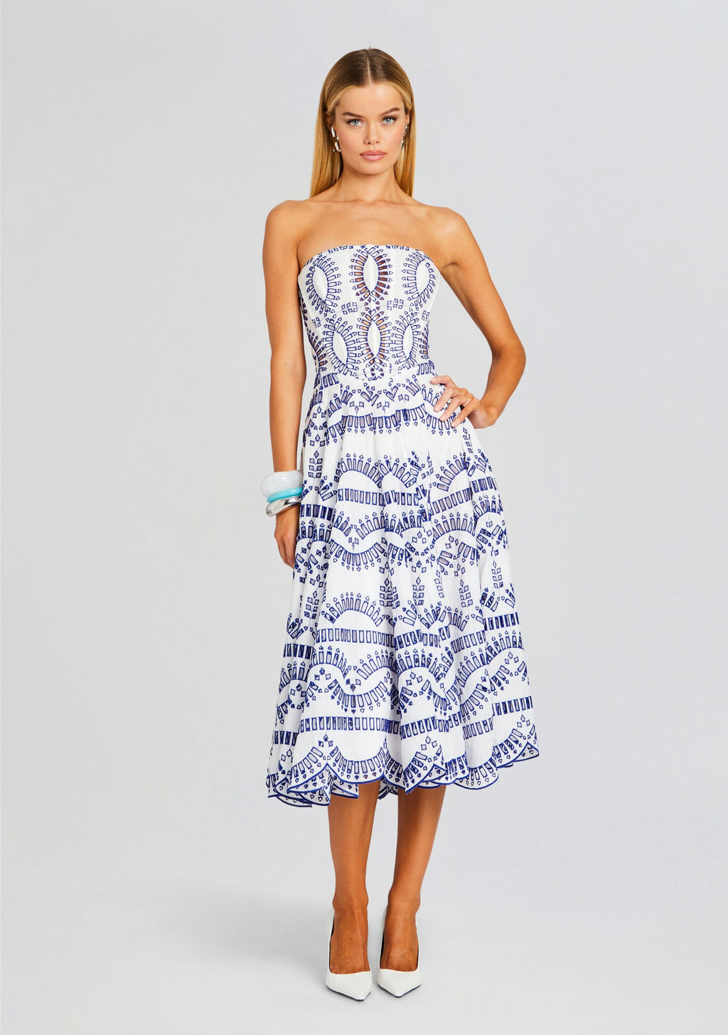 Galik Midi Dress by Charo Ruiz in Klein Blue, product image 1