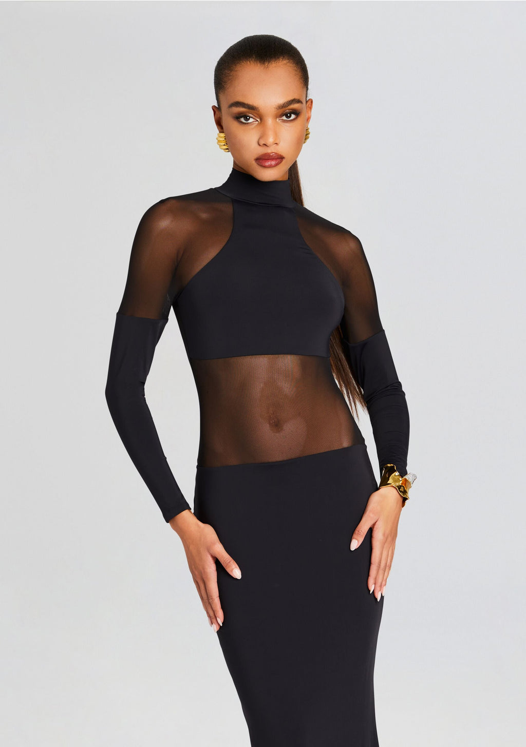 Kaya Dress by SEROYA in Black, product image 3