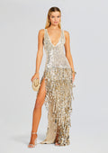 Libra Dress by retrofête in Champagne, product image 1