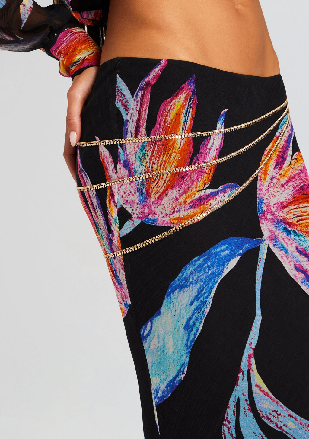 Margo Maxi Skirt by Rococo Sand in Black, product image 2