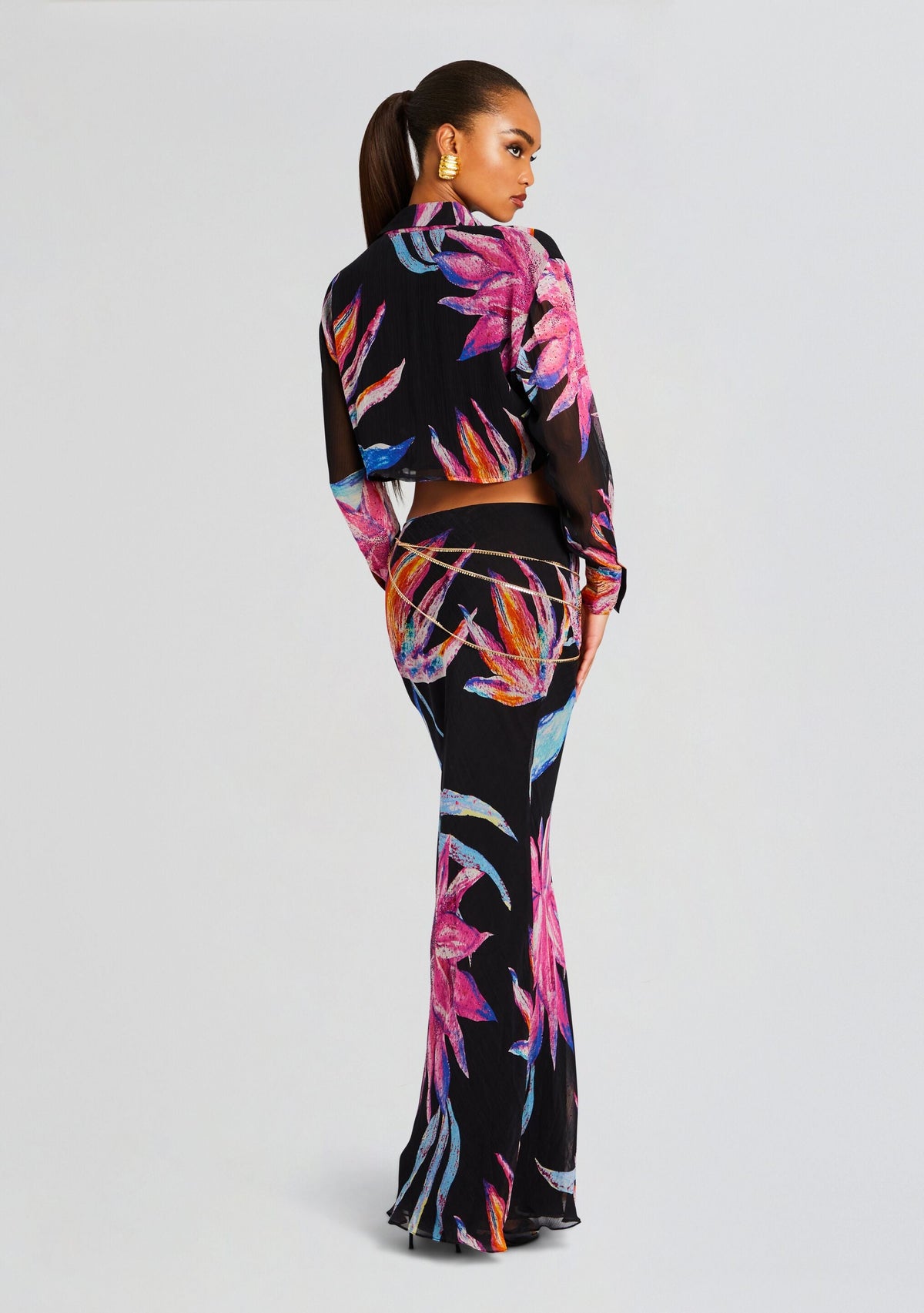 Margo Maxi Skirt by Rococo Sand in Black, product image 4