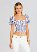 Nivak Top by Charo Ruiz in Klein Blue, product image 1
