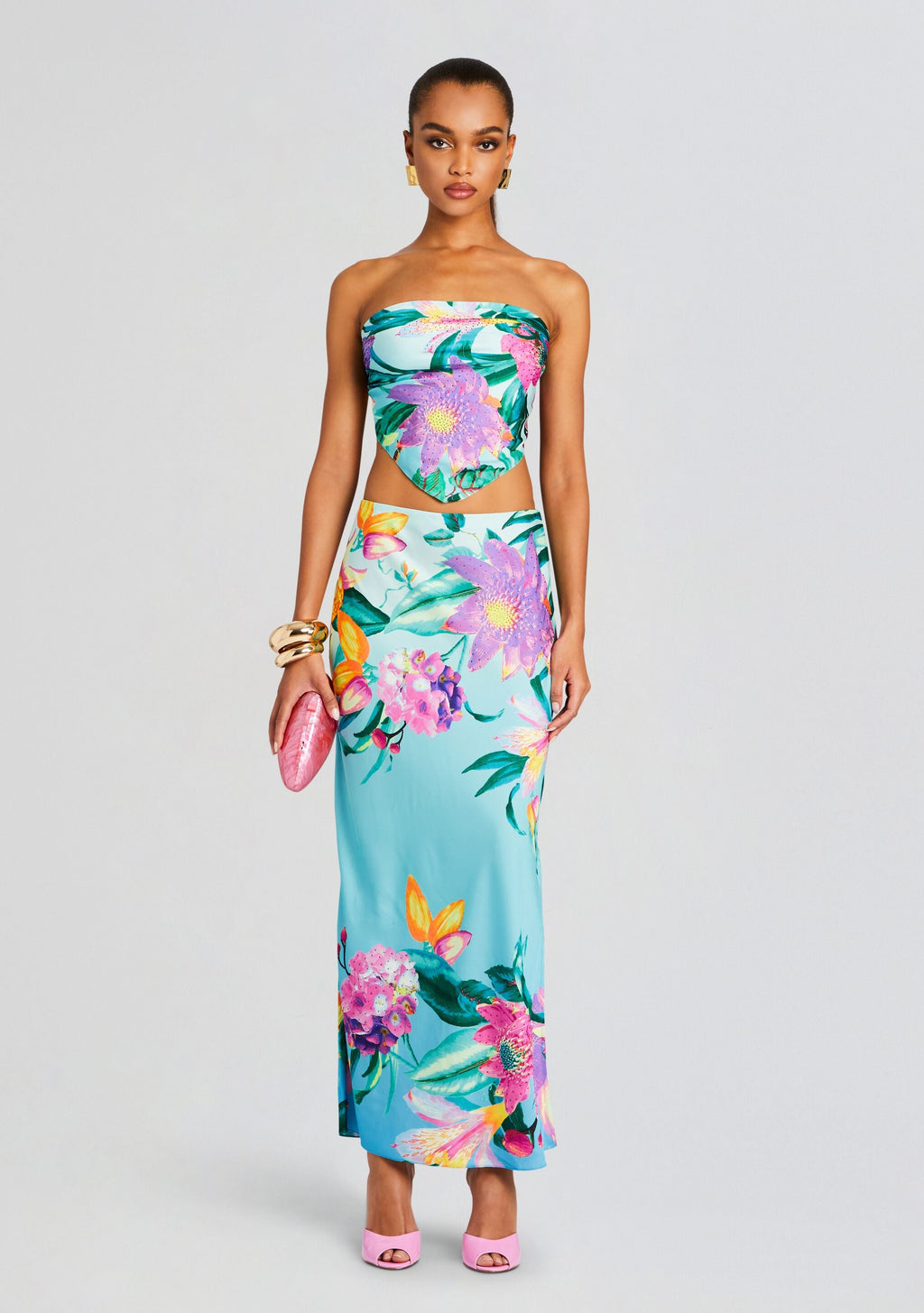 Ocean Skirt by Rococo Sand in Turquoise, product image 5