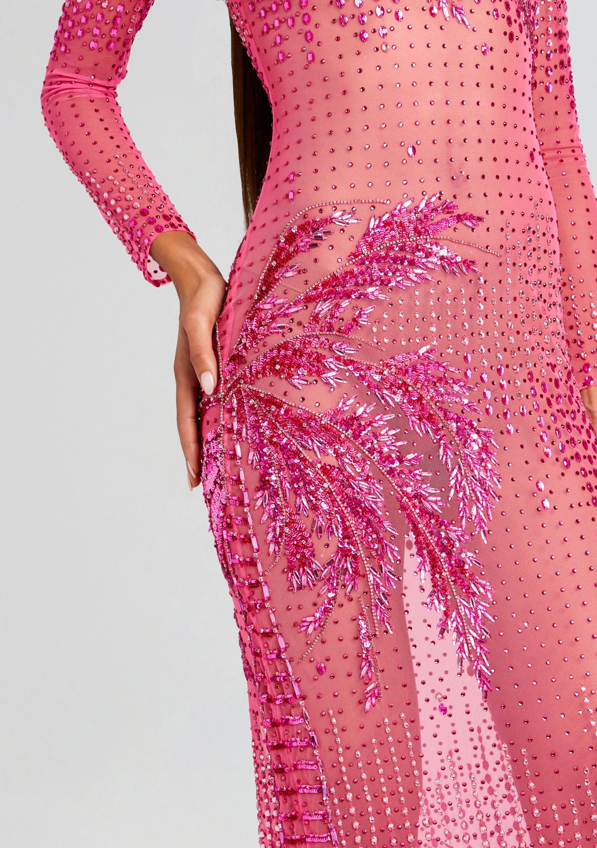 Sammy Dress by retrofête in Ultra Pink, product image 2