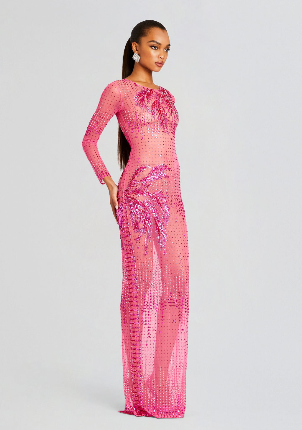 Sammy Dress by retrofête in Ultra Pink, product image 3