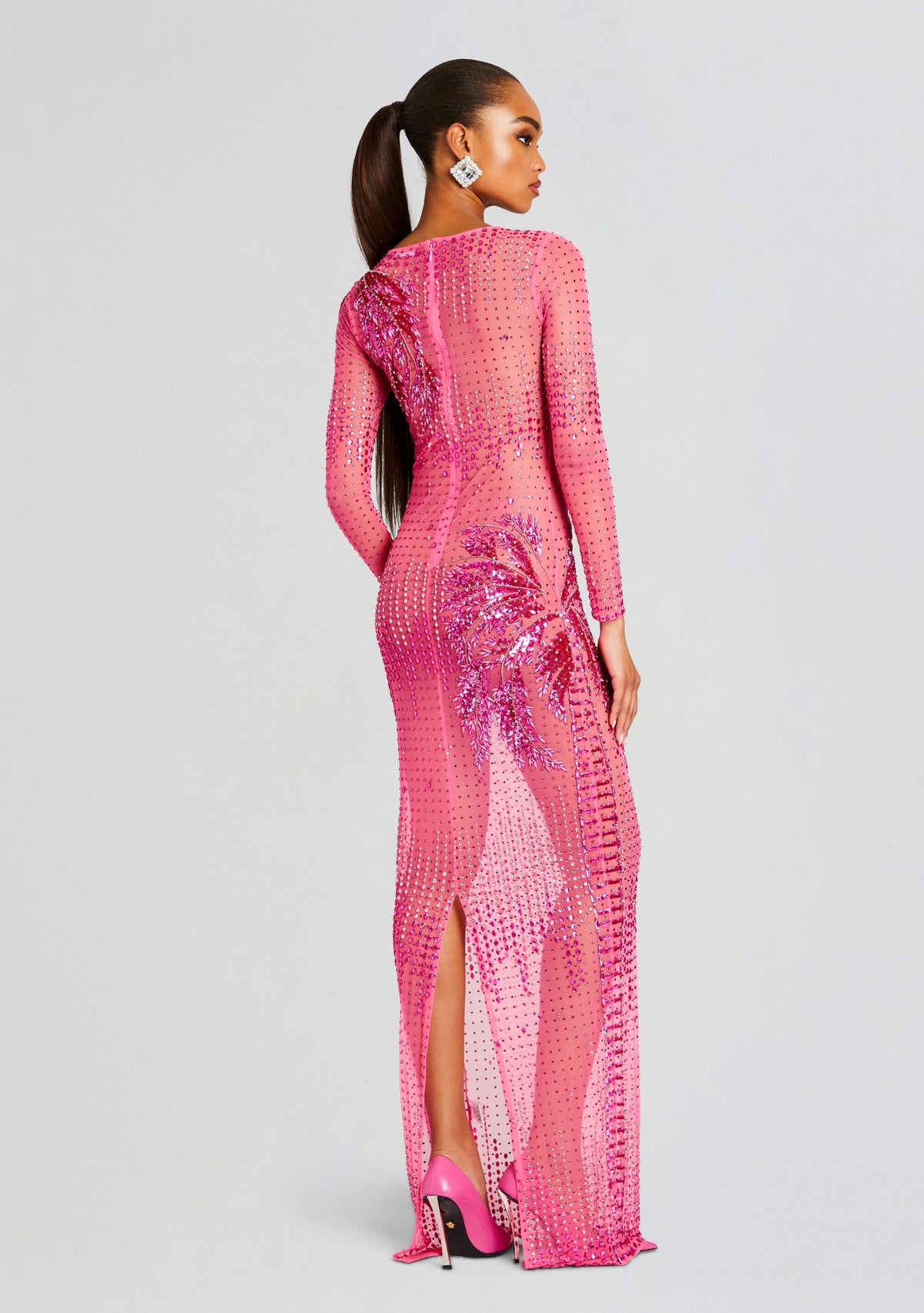 Sammy Dress by retrofête in Ultra Pink, product image 4