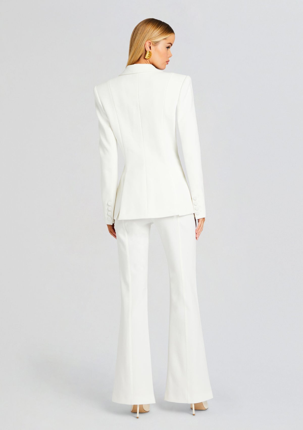 Sloan Structured Blazer by Sans Faff in White, product image 4
