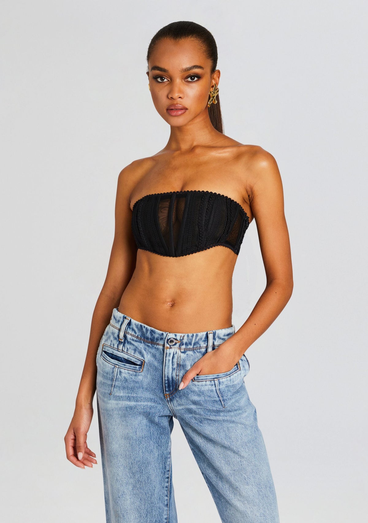 Fhary Top by Charo Ruiz in Black Sham, product image 1