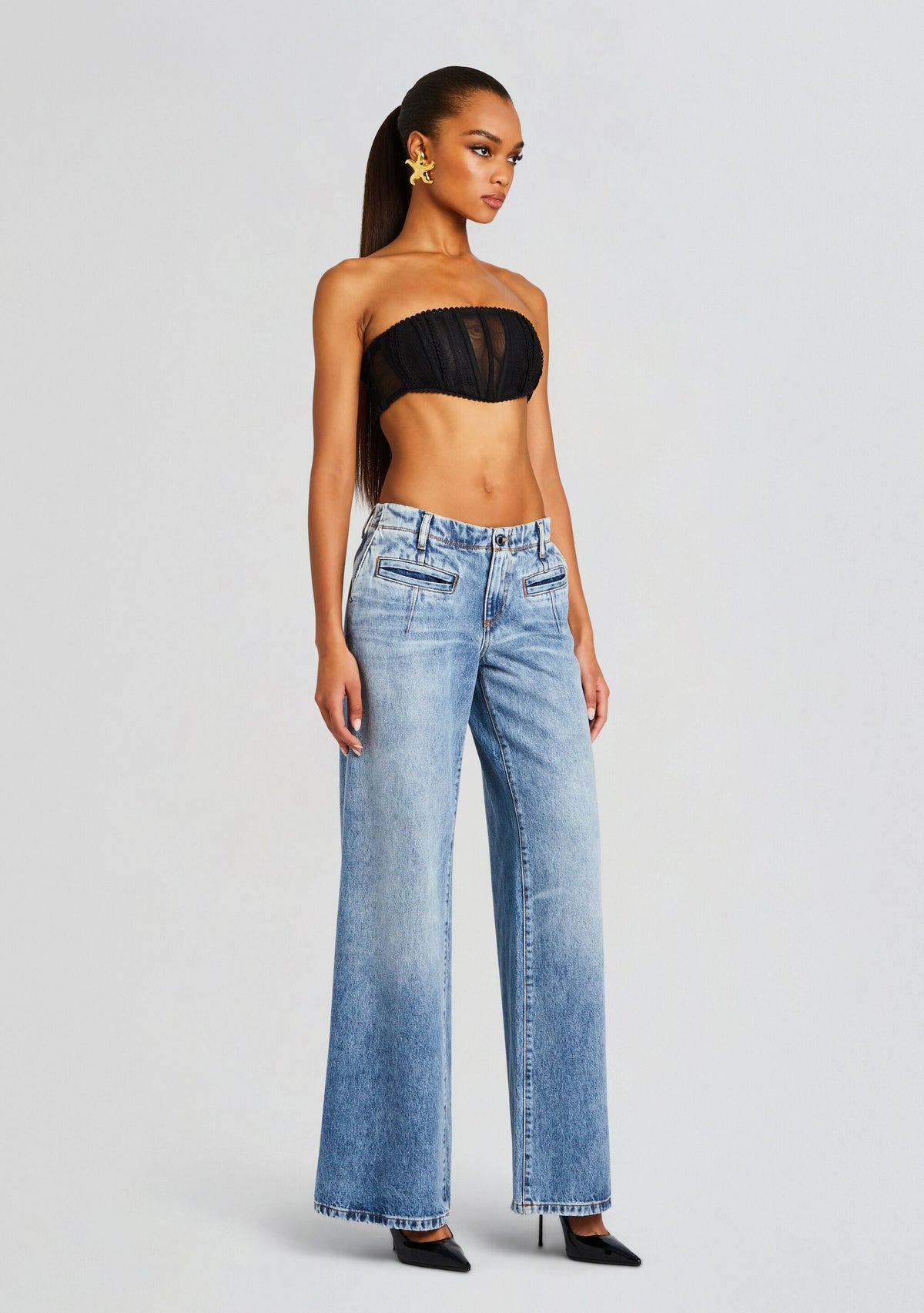 Fhary Top by Charo Ruiz in Black Sham, product image 3