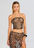 Mirage Top by retrofête in Black/Gold, product image 1