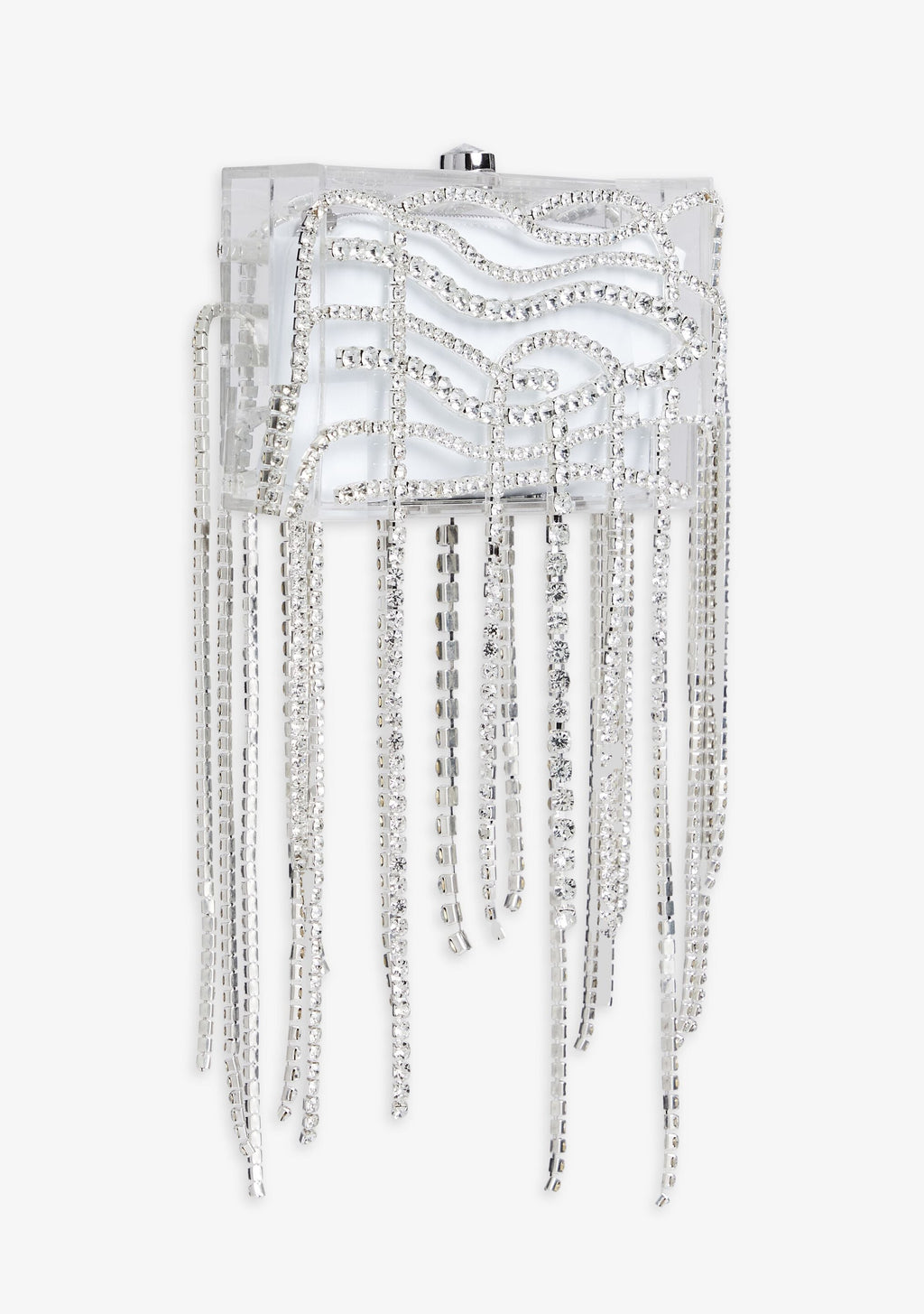 Georgina Crystal Bag by retrofête in Clear/Silver, product image 4