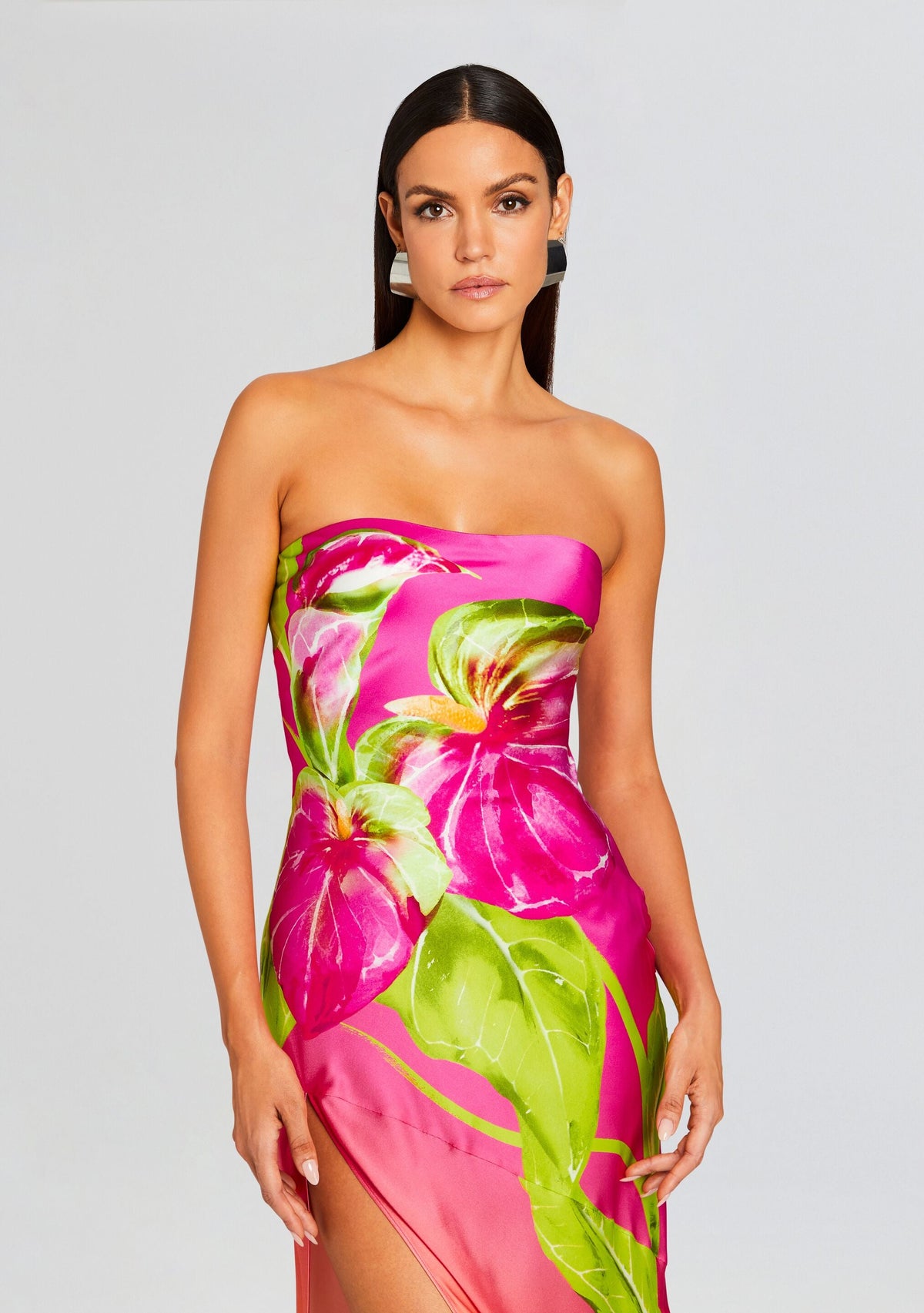 Aiyanna Dress by retrofête in Ombre Anthurium, product image 2