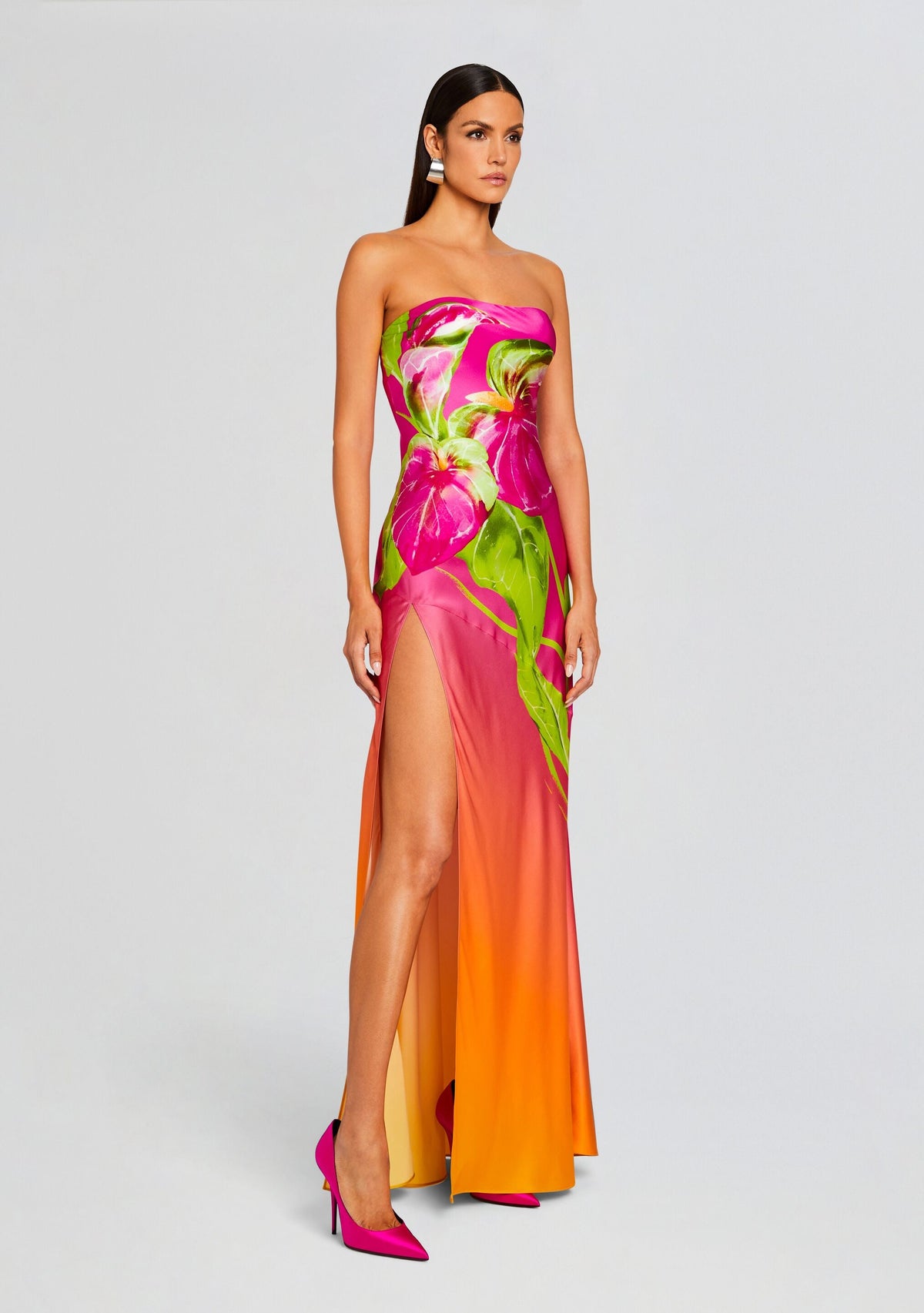 Aiyanna Dress by retrofête in Ombre Anthurium, product image 3