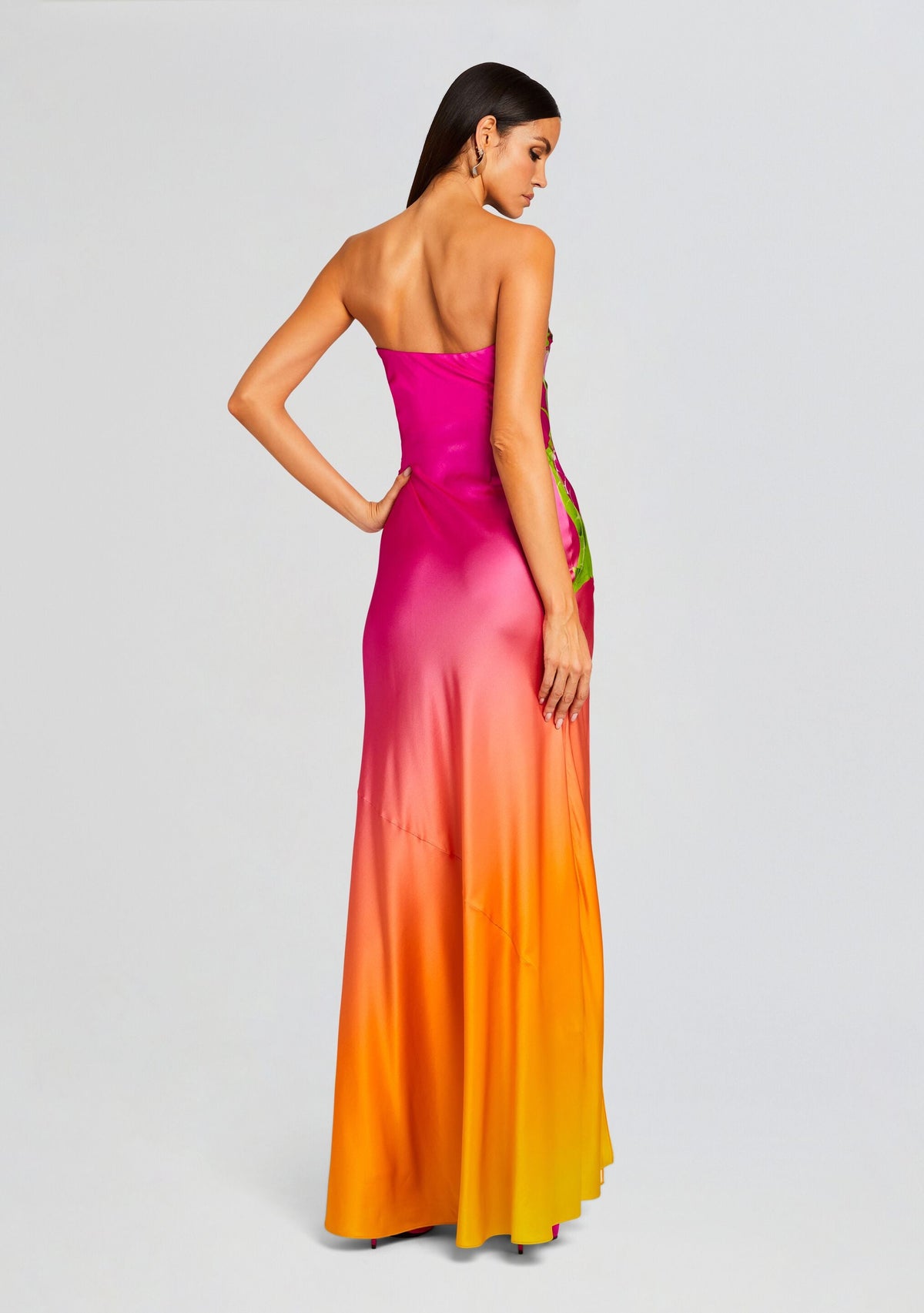 Aiyanna Dress by retrofête in Ombre Anthurium, product image 4