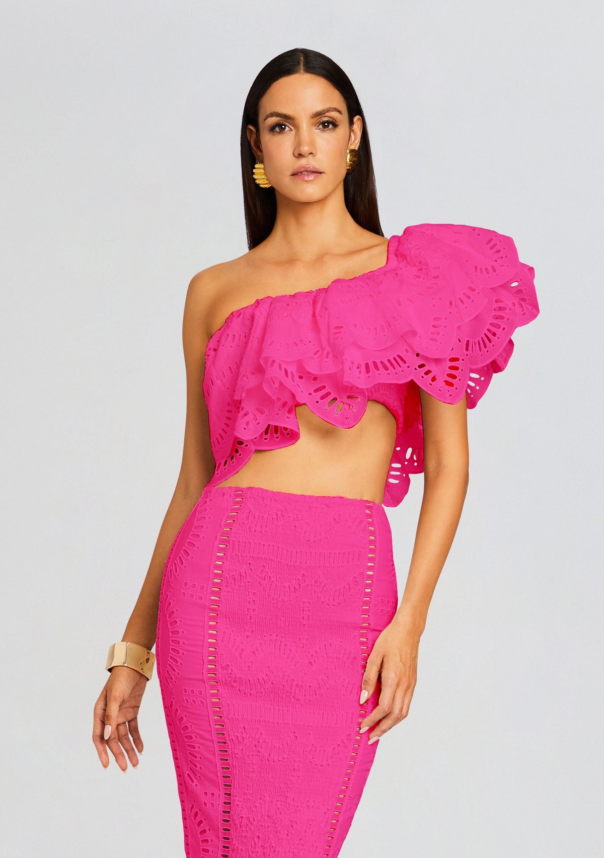Collyk Top by Charo Ruiz in Hot Pink, product image 1