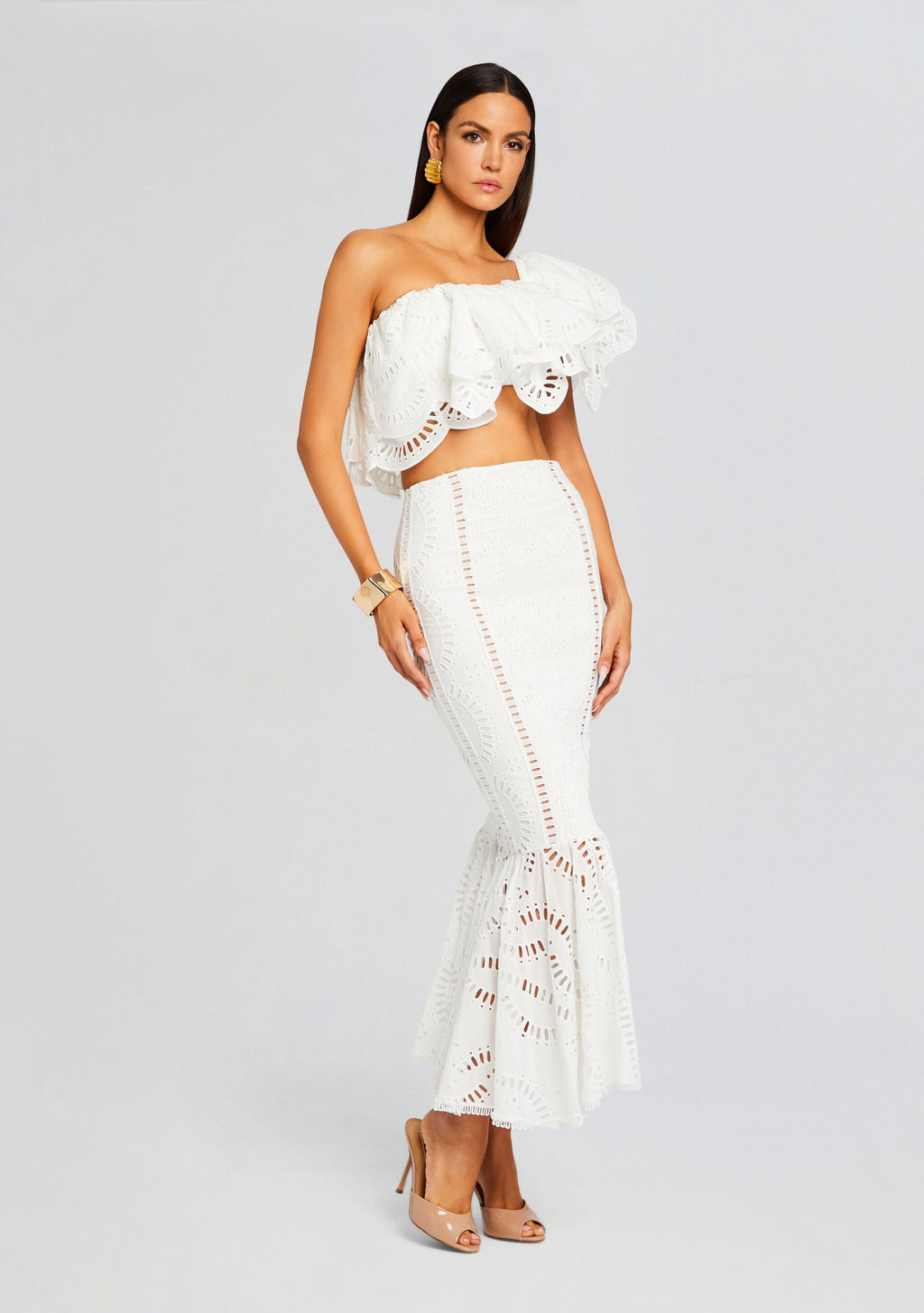 Collyk Top by Charo Ruiz in White Samoa, product image 3