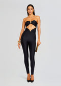 Fluer Lycra Jumpsuit by Shani Shemer in Black, product image 1
