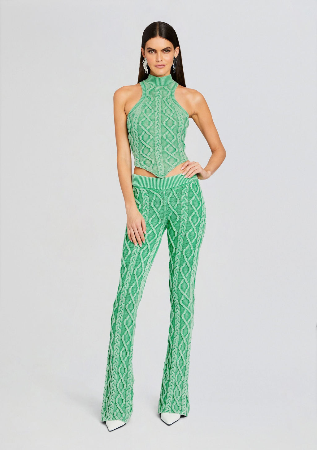 Mollie Top by SEROYA in Pistachio, product image 2