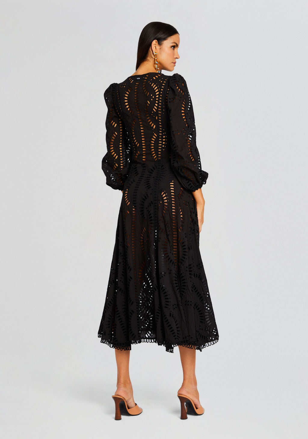 Kelyk Kaftan by Charo Ruiz in Black Samoa, product image 4