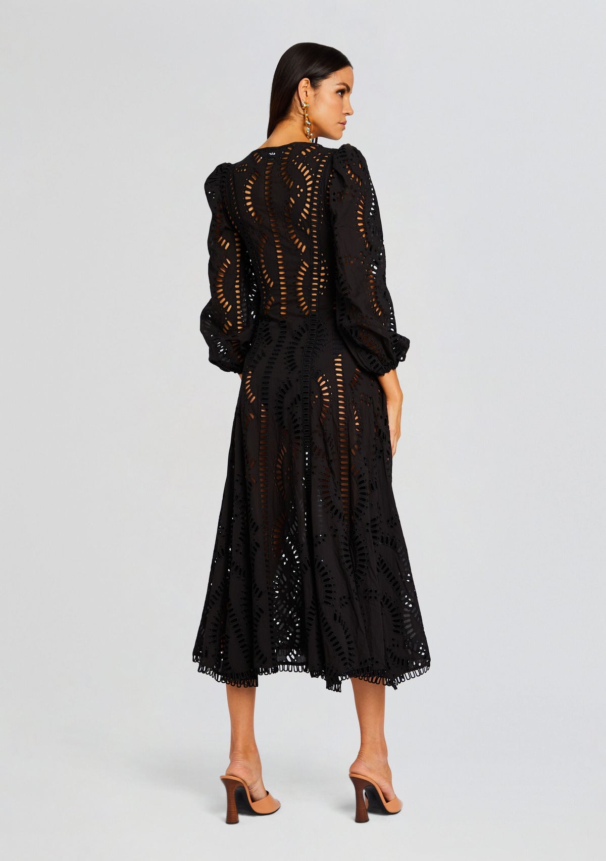 Kelyk Kaftan by Charo Ruiz in Black Samoa, product image 4