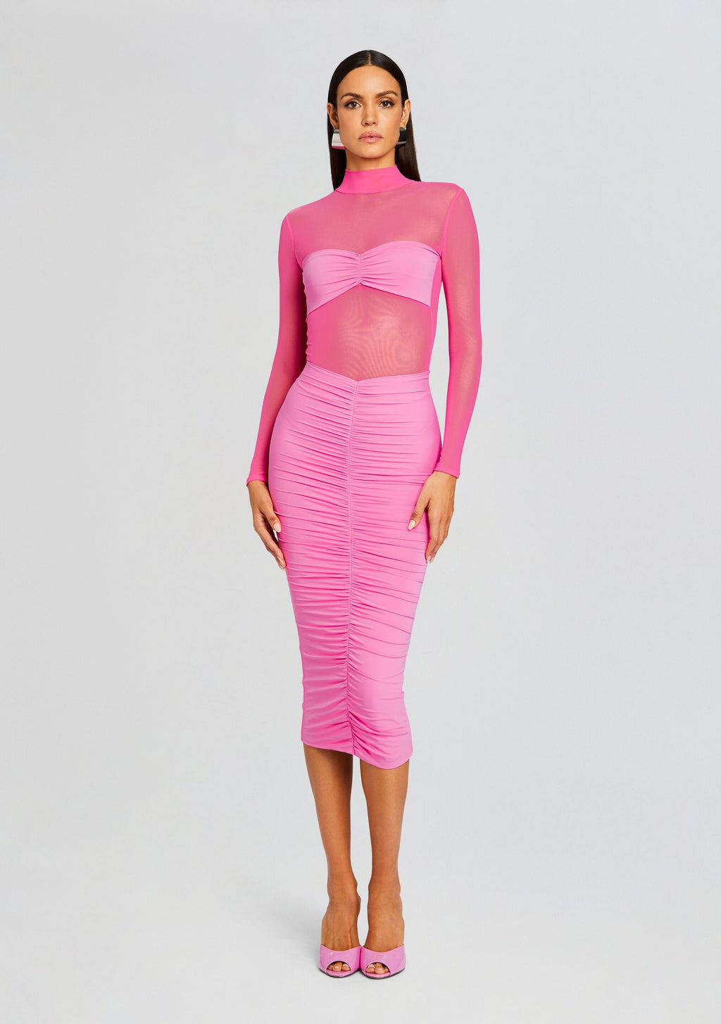 Levina Dress by SEROYA in Malibu Pink, product image 1