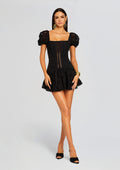 Mexik Short Dress by Charo Ruiz in Black Samoa, product image 1