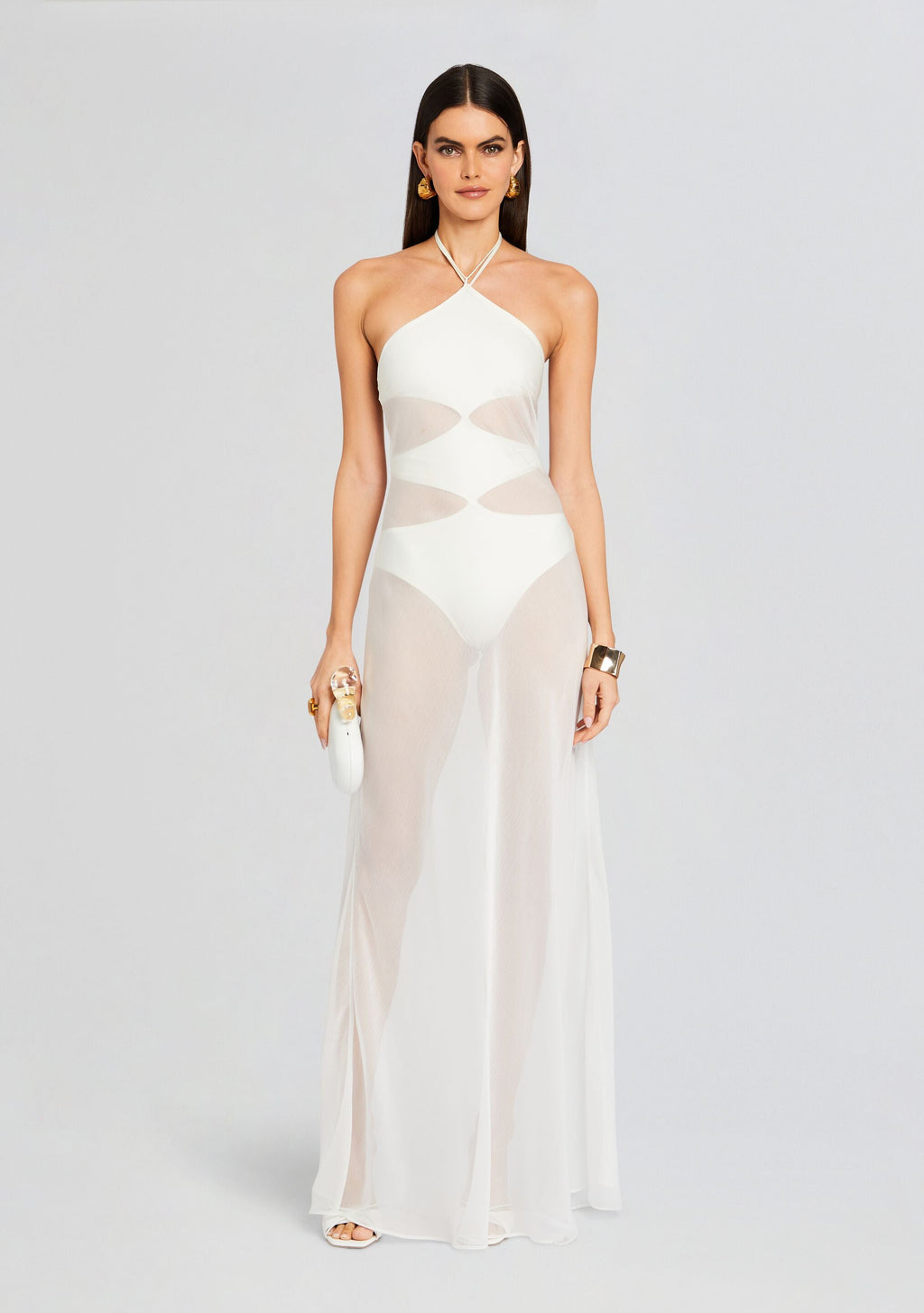 Morgan One Piece by Shani Shemer in Cream, product image 2