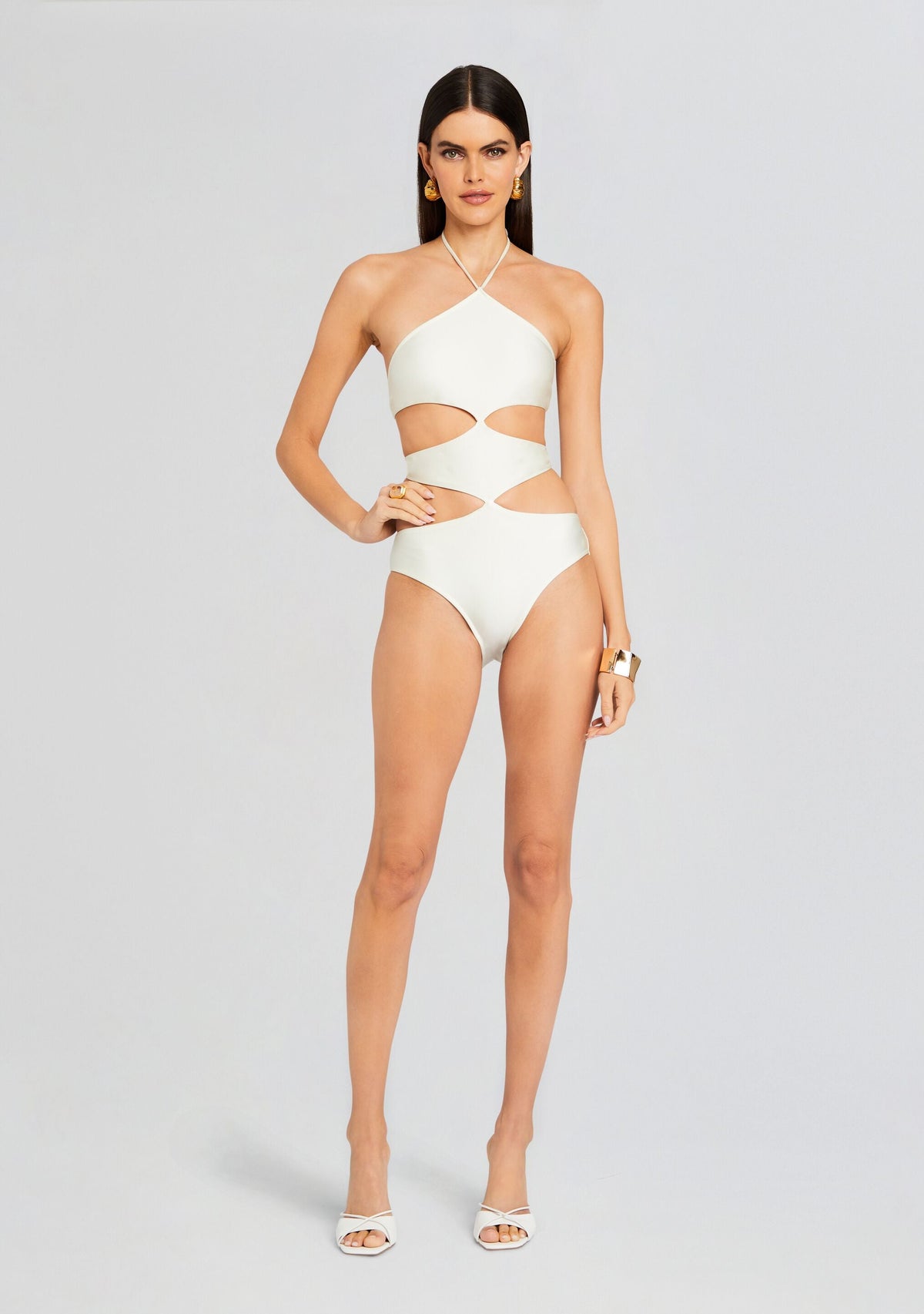 Morgan One Piece by Shani Shemer in Cream, product image 5