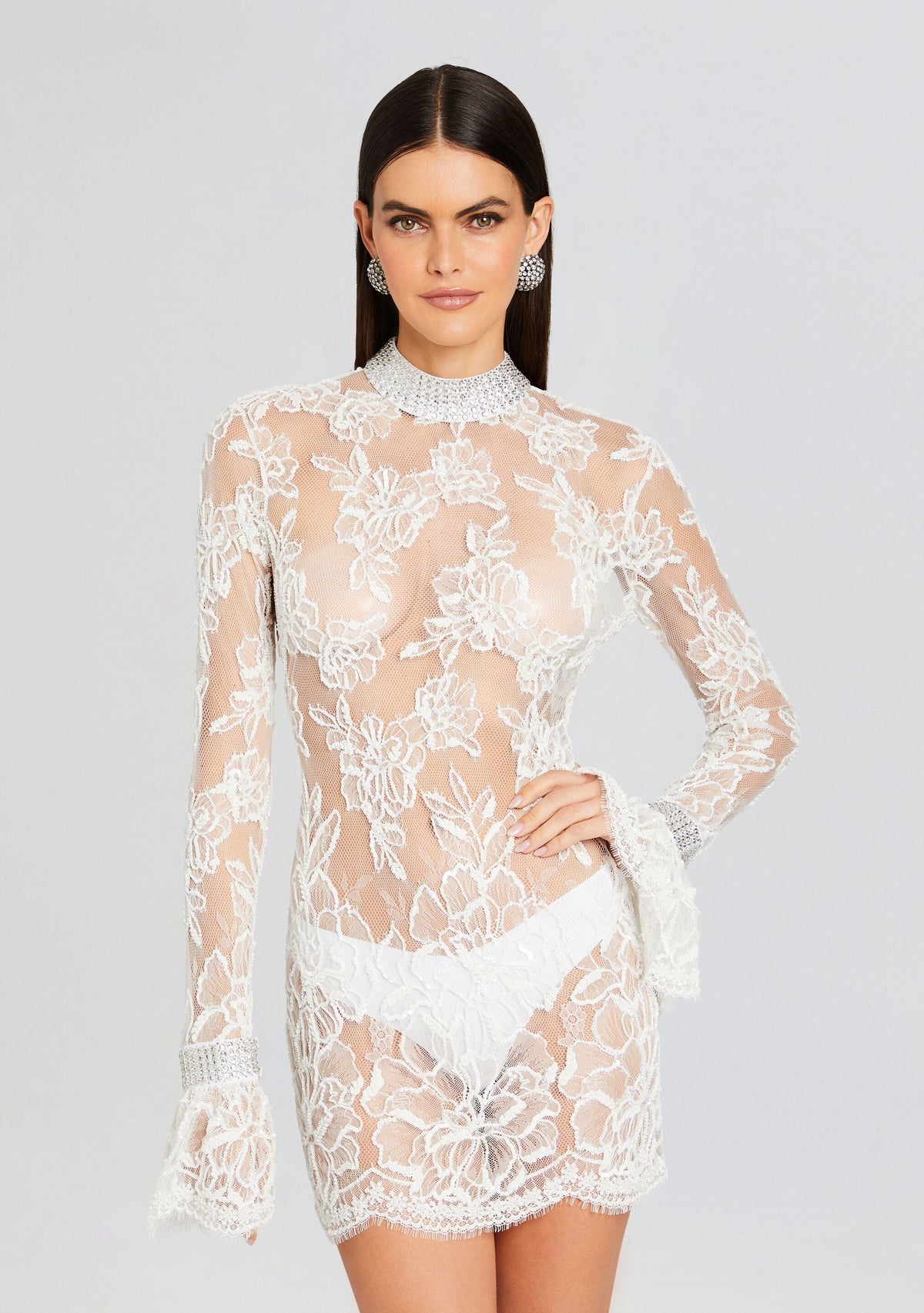 Rosie Dress by retrofête in White, product image 5