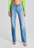 West Straight Leg Jean by retrofête in Celeste, product image 1
