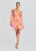 Auril Pink Short Dress by Hemant & Nandita in Pink, product image 1