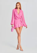 Fuchsia Short Dress by Rococo Sand in Fuchsia, product image 1