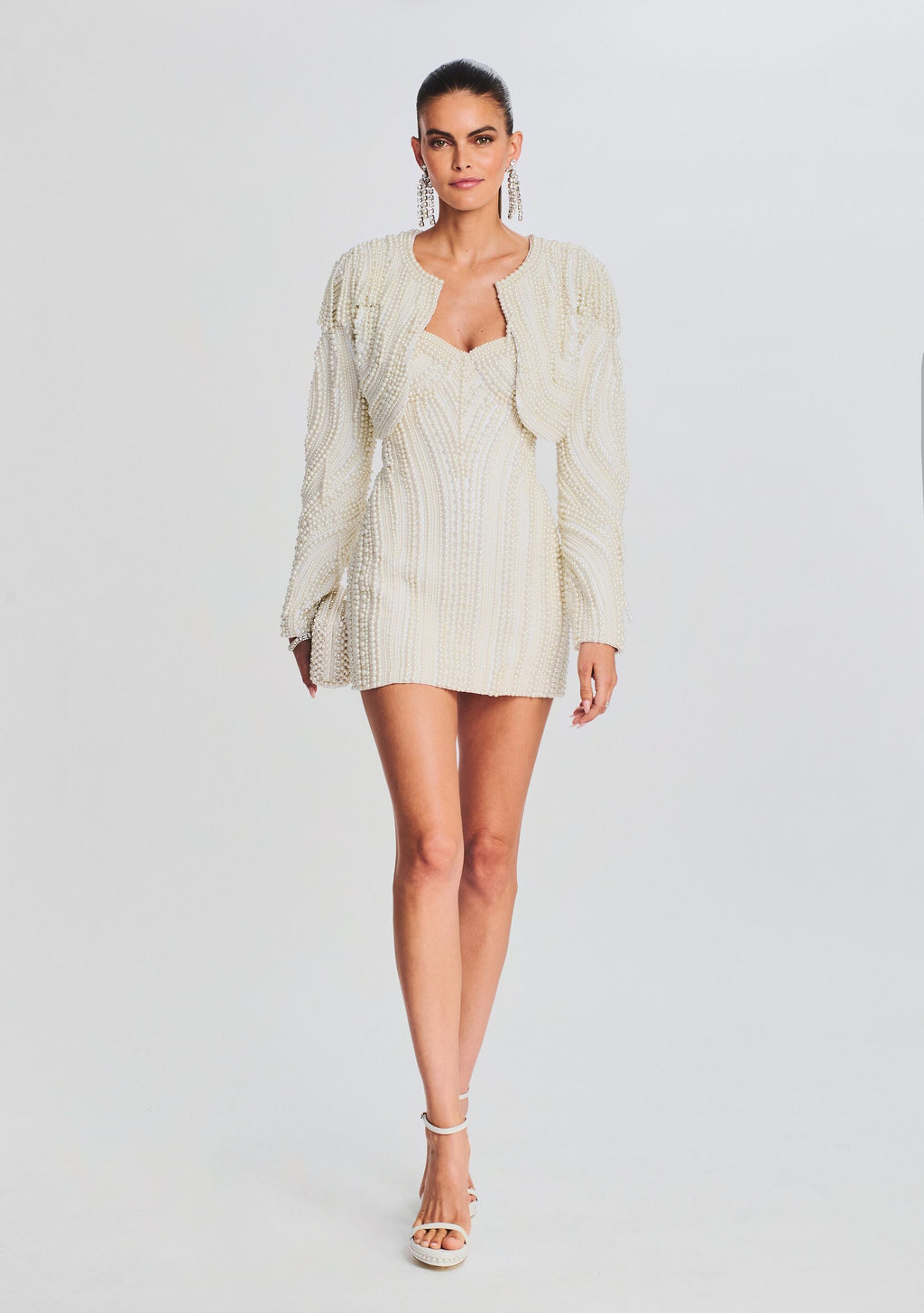Ian Pearl Jacket by retrofête in Ivory, product image 2
