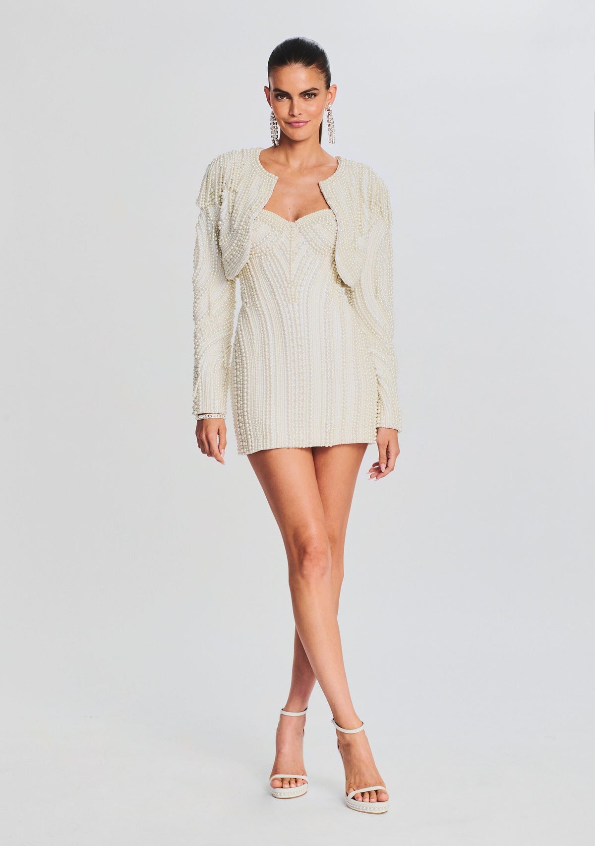 Ian Pearl Jacket by retrofête in Ivory, product image 5