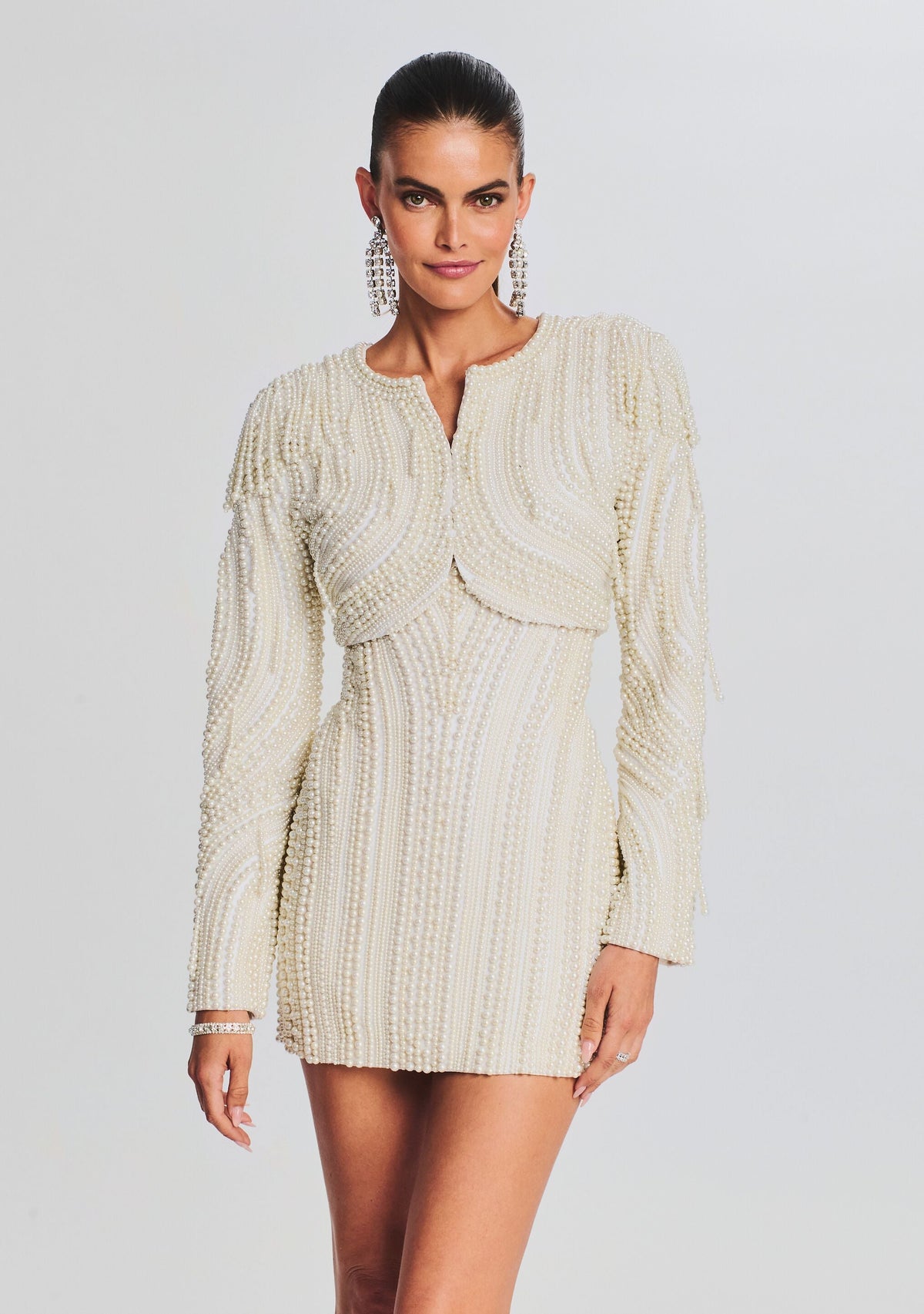Ian Pearl Jacket by retrofête in Ivory, product image 1