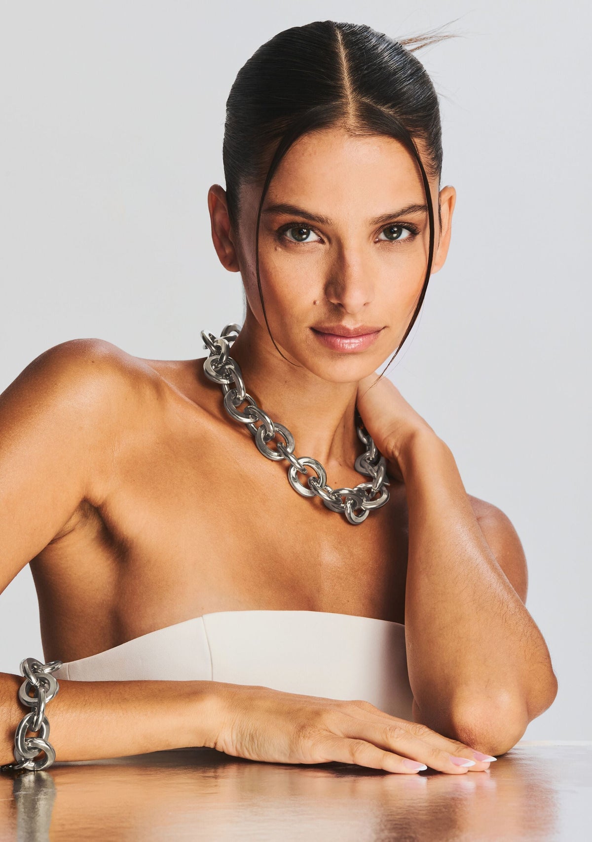 Brock Necklace by Keren Wolf in Silver, product image 2