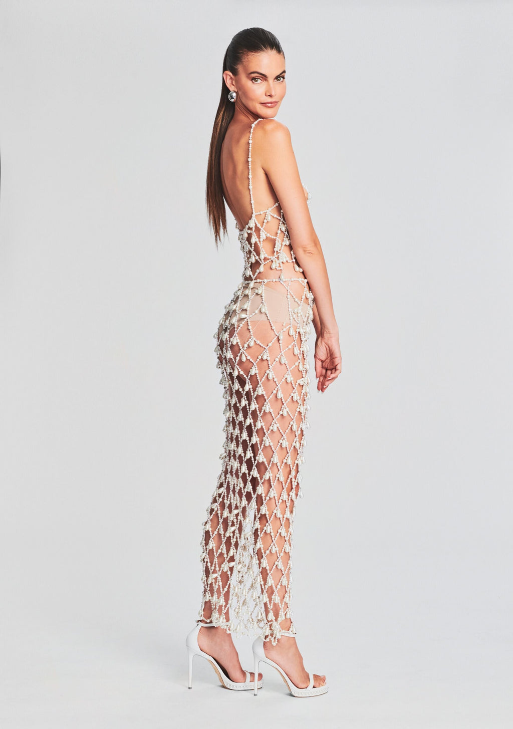 Kiki Pearl Skirt by retrofête in White, product image 3